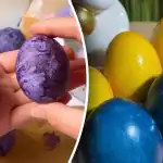 Kosmický a mramorový efekt za drobné: čím barvit vajíčka na